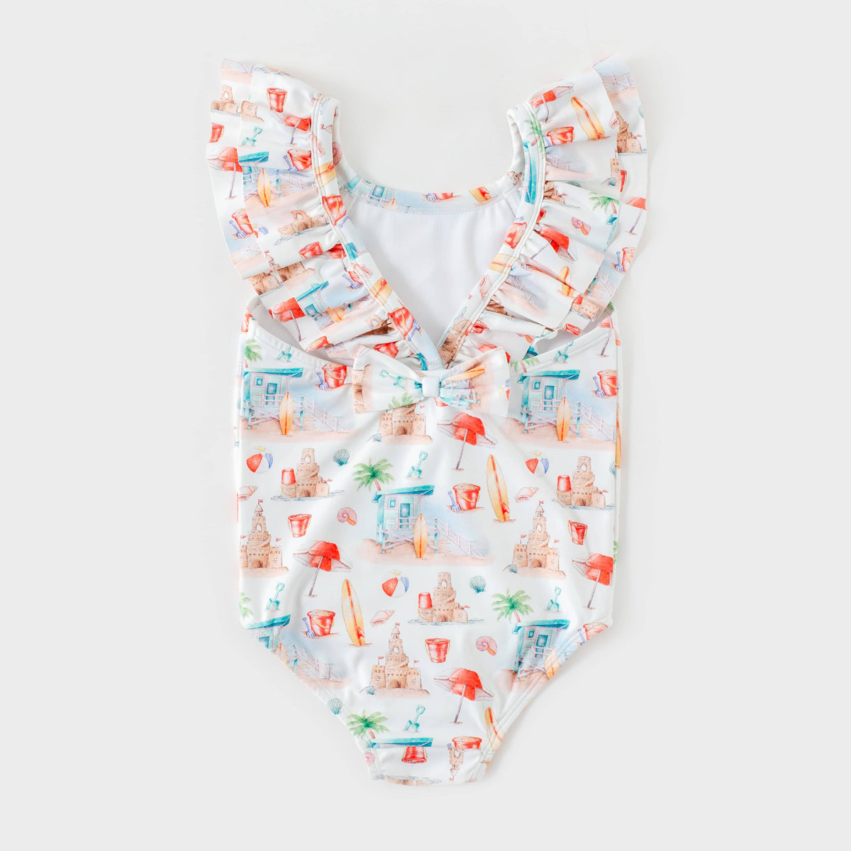 Nola Tawk Beach Day Girl's One-piece Swimwear - Little Miss Muffin Children & Home