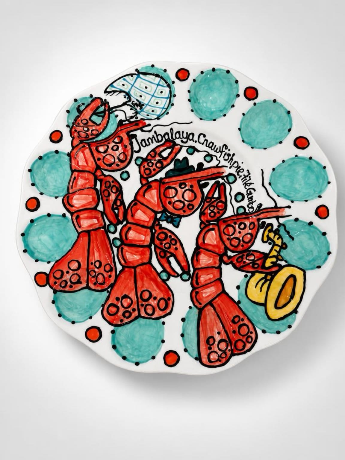 Jan Salzer Art Jan Salzer Crawfish Deviled Egg Platter - Little Miss Muffin Children & Home