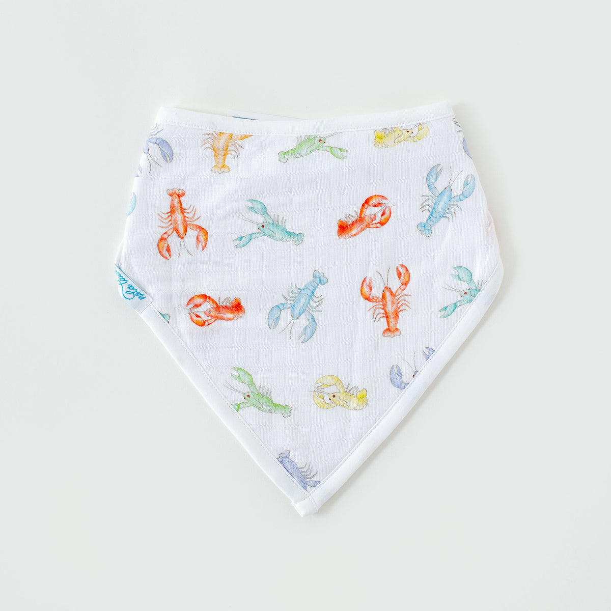 Nola Tawk Colorful Claws Organic Muslin Bib - Little Miss Muffin Children & Home