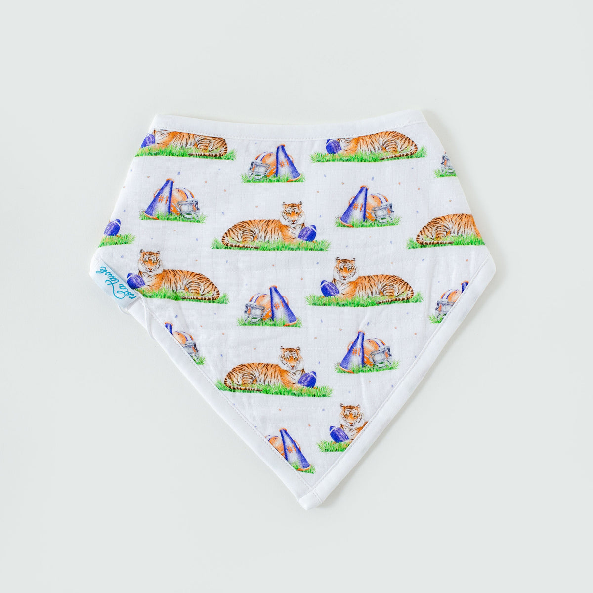 Nola Tawk Mascot Mania in Louisiana Organic Muslin Bib - Little Miss Muffin Children & Home