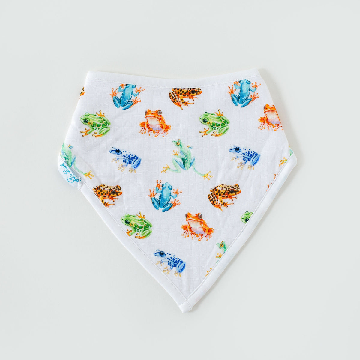 Nola Tawk Toadally Cute Organic Muslin Bib - Little Miss Muffin Children & Home