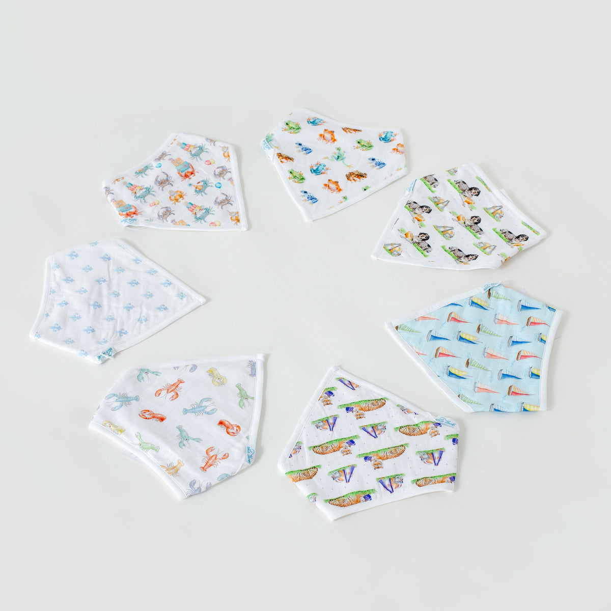 Nola Tawk Toadally Cute Organic Muslin Bib - Little Miss Muffin Children & Home