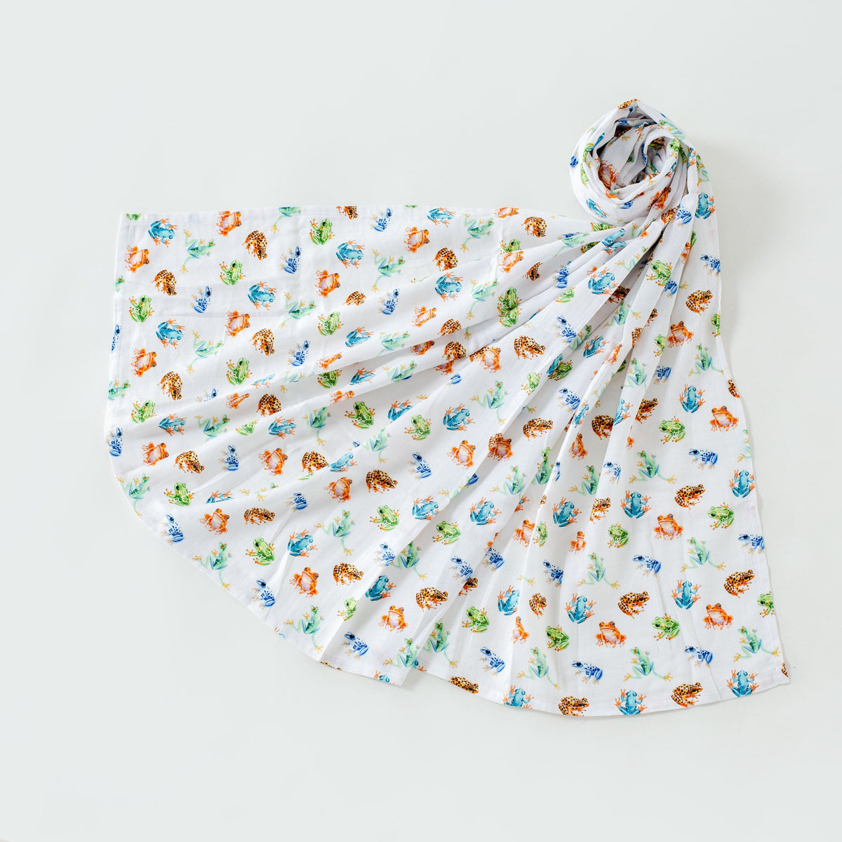 Nola Tawk Toadally Cute Organic Muslin Swaddle Blanket - Little Miss Muffin Children & Home