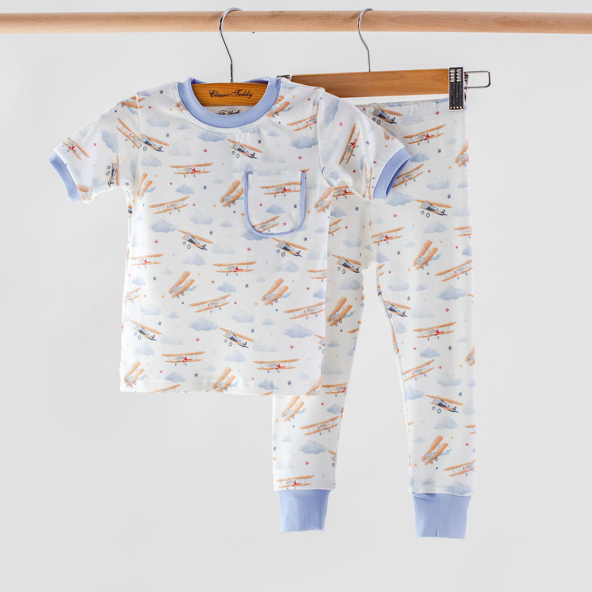 Nola Tawk Just Plane Awesome Organic Cotton Kids Pajamas - Little Miss Muffin Children & Home