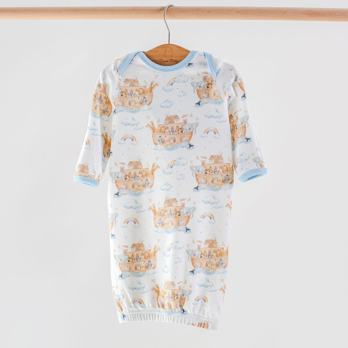Nola Tawk All Aboard Noah's Ark Organic Cotton Kids Pajamas - Little Miss Muffin Children & Home