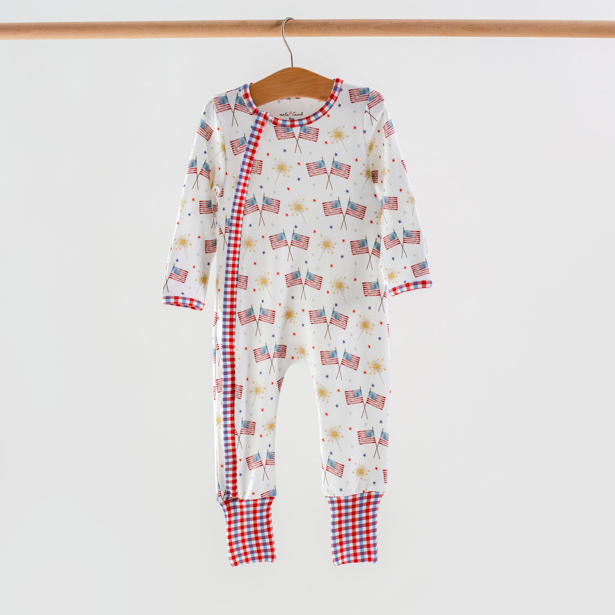 Nola Tawk Patriotic Parade Organic Cotton Kids Pajamas - Little Miss Muffin Children & Home