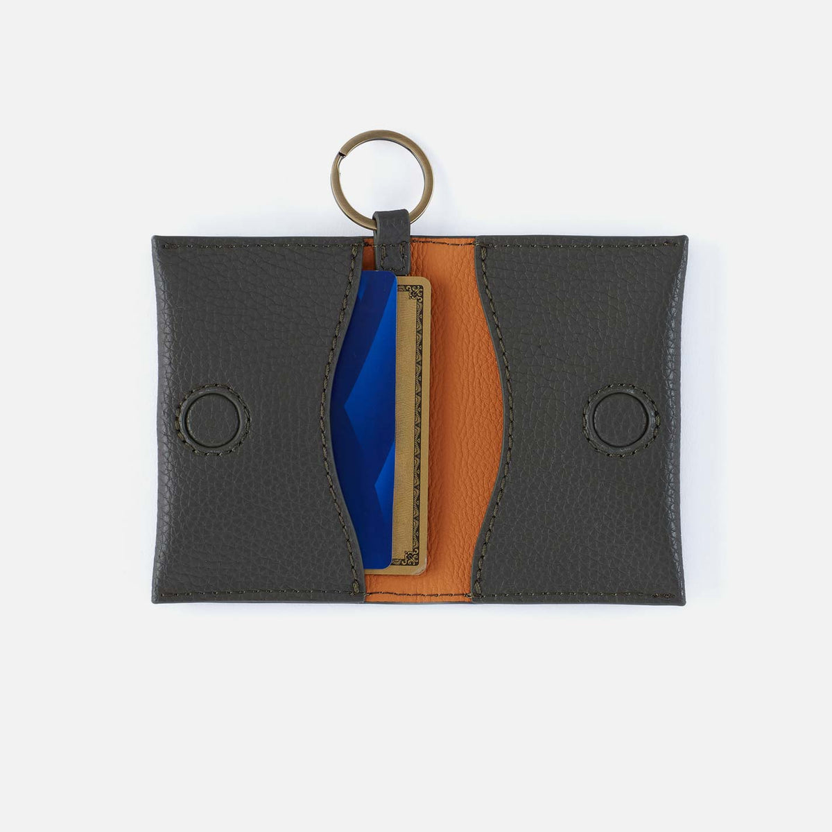 Hobo Vida Card Case in Micro Pebbled Leather, Desert Palm - Little Miss Muffin Children & Home