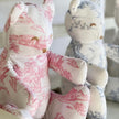Maison Nola Maison Nola Storyland Toile Stuffed Bear - Little Miss Muffin Children & Home