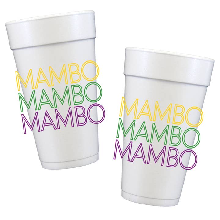 Mambo Mambo Mambo Styrofoam Cups