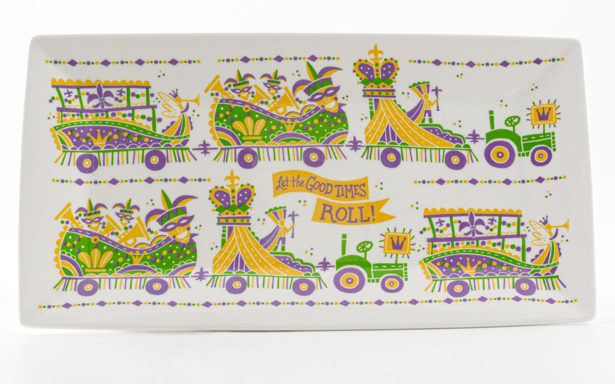 Second Line Ventures The Parish Line Let the Good Times Roll Small Platter - Little Miss Muffin Children & Home