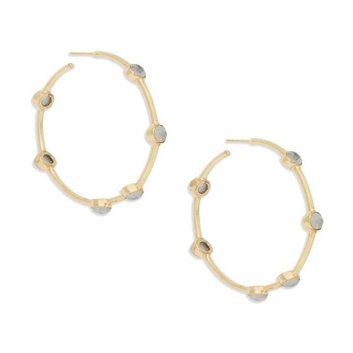 Moonstone Cleo Earrings