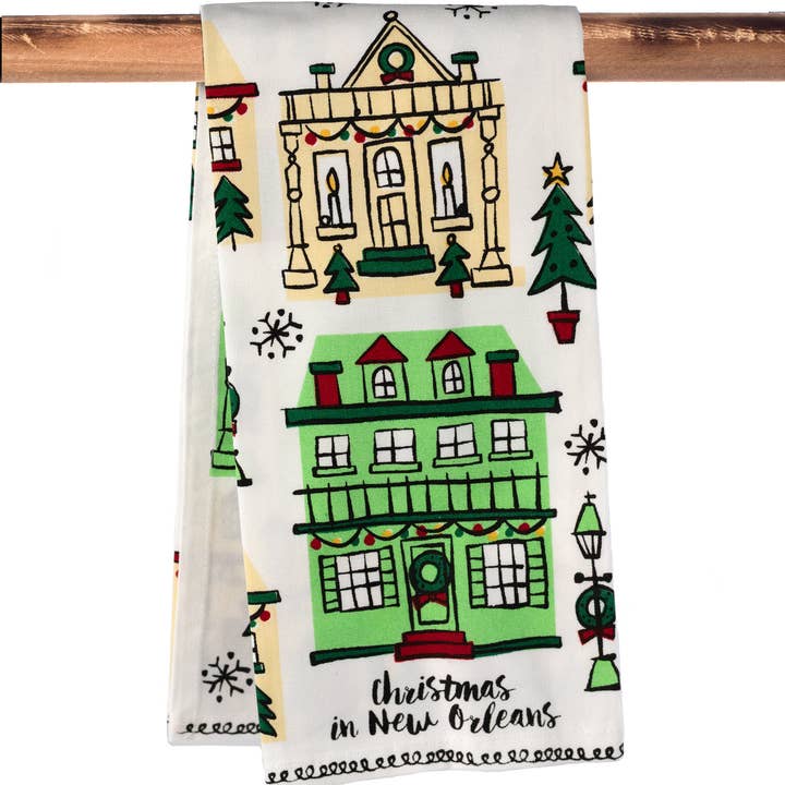 NEW Christmas in NOLA Kitchen Towel