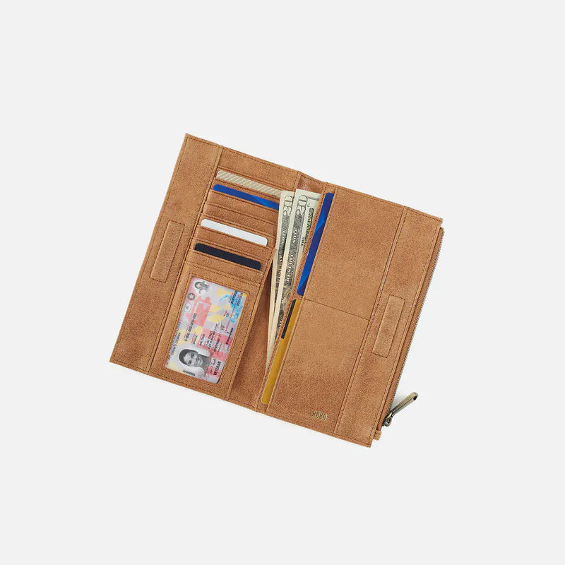Hobo Jill Large Bifold Wallet in Buffed Leather Whiskey - Little Miss Muffin Children & Home