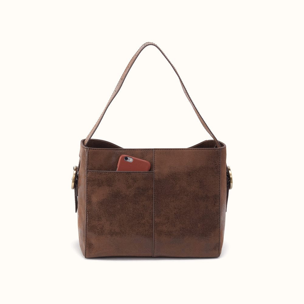 Hobo Render Shoulder Bag Buffed Leather - Mocha - Little Miss Muffin Children & Home