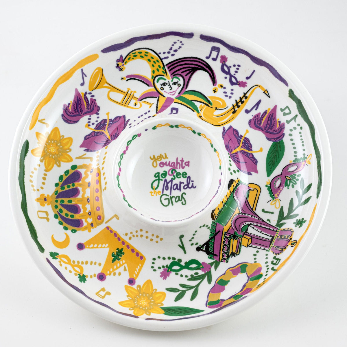 The Parish Line The Parish Line You Oughta Go See the Mardi Gras Chip & Dip - Little Miss Muffin Children & Home