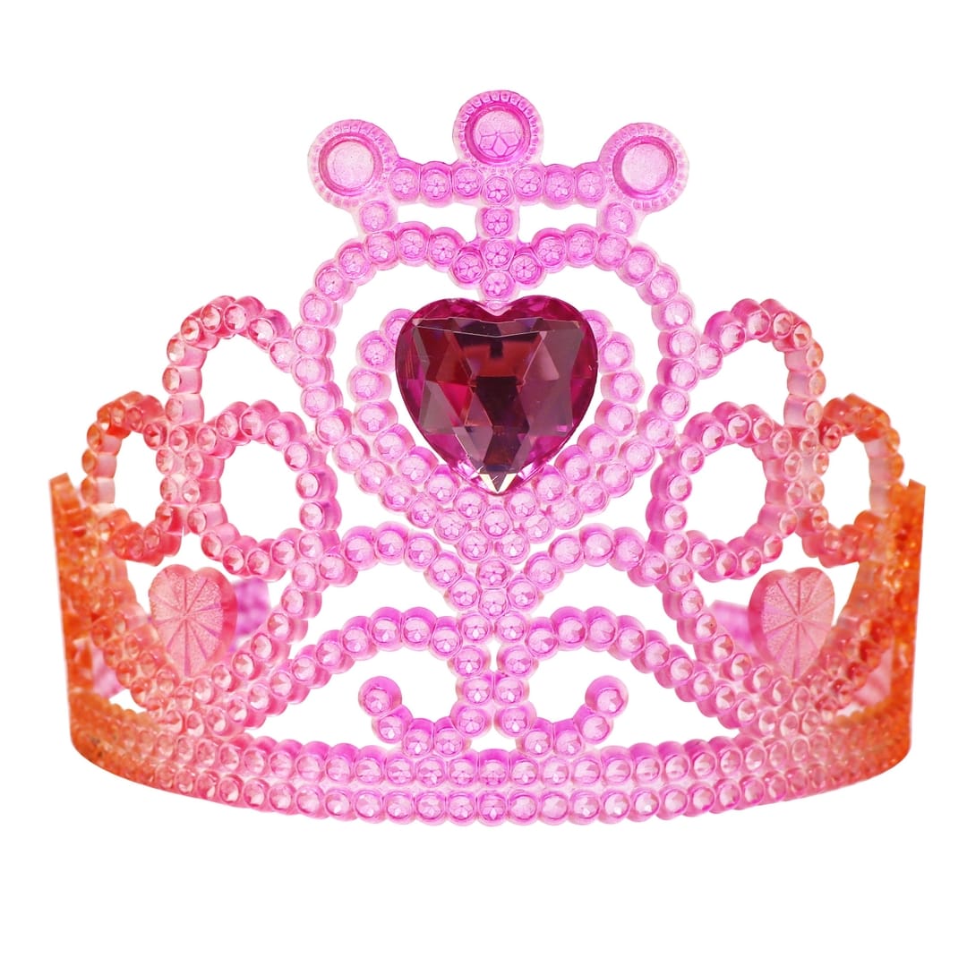 Pink Poppy Pink Poppy Vibrant Vacation Jewel Heart Crown - Little Miss Muffin Children & Home