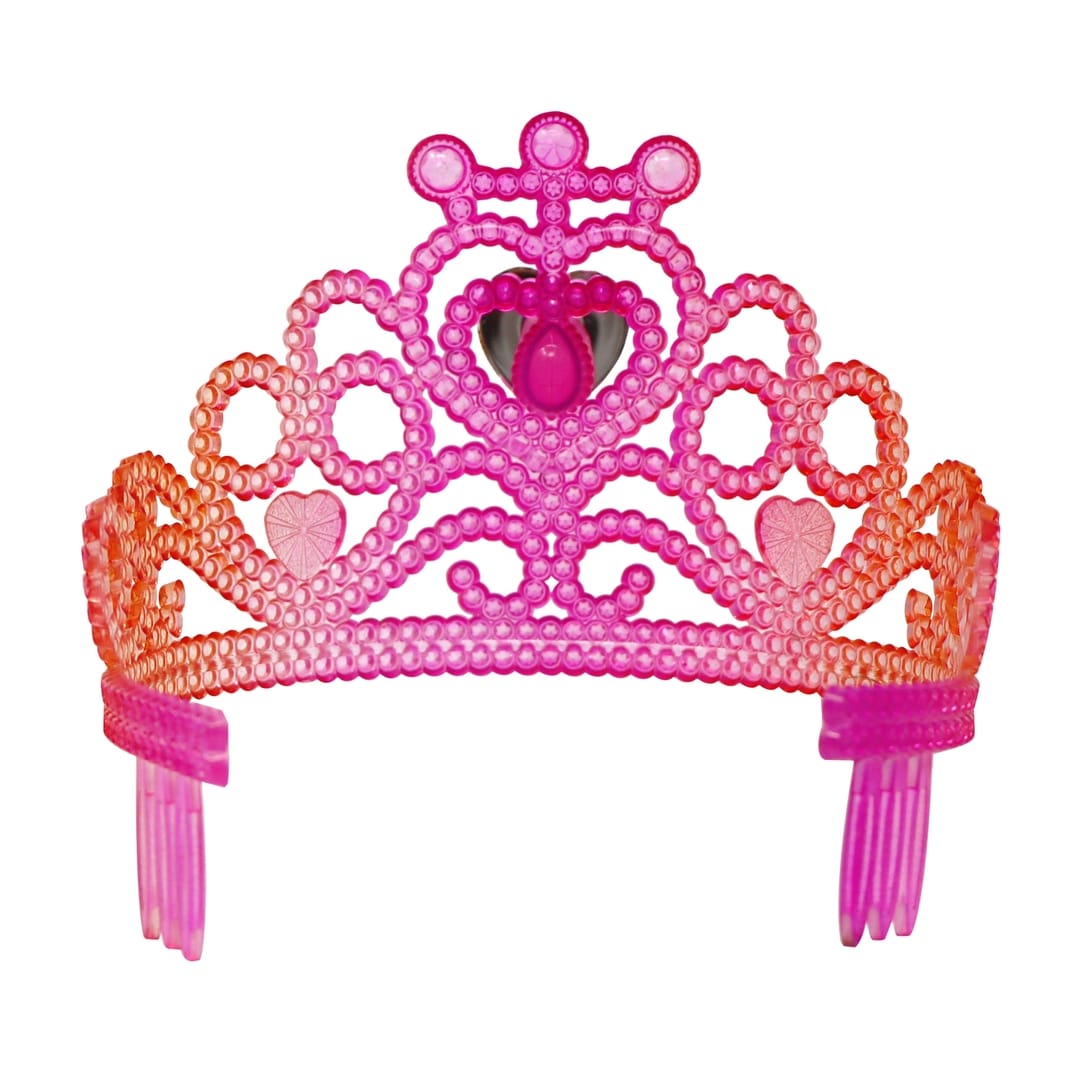 Pink Poppy Pink Poppy Vibrant Vacation Jewel Heart Crown - Little Miss Muffin Children & Home