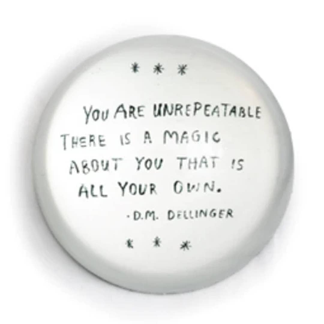Sugarboo Sugarboo You Are Unrepeatable Paperweight - Little Miss Muffin Children & Home