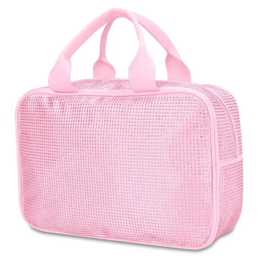 iScream Pink Rhinestone Large Cosmetic Bag - Little Miss Muffin Children & Home