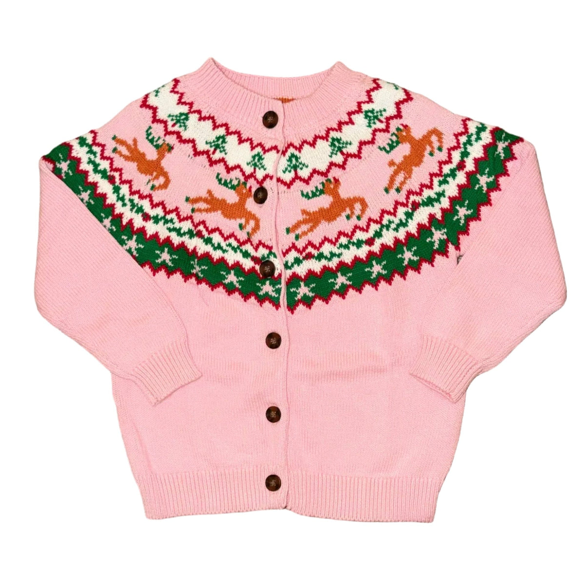 Lulu Bebe Reindeer Cardigan - Little Miss Muffin Children & Home