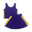 Blended Spirit Purple & Gold Sequin Side Skirt Set - Little Miss Muffin Children & Home