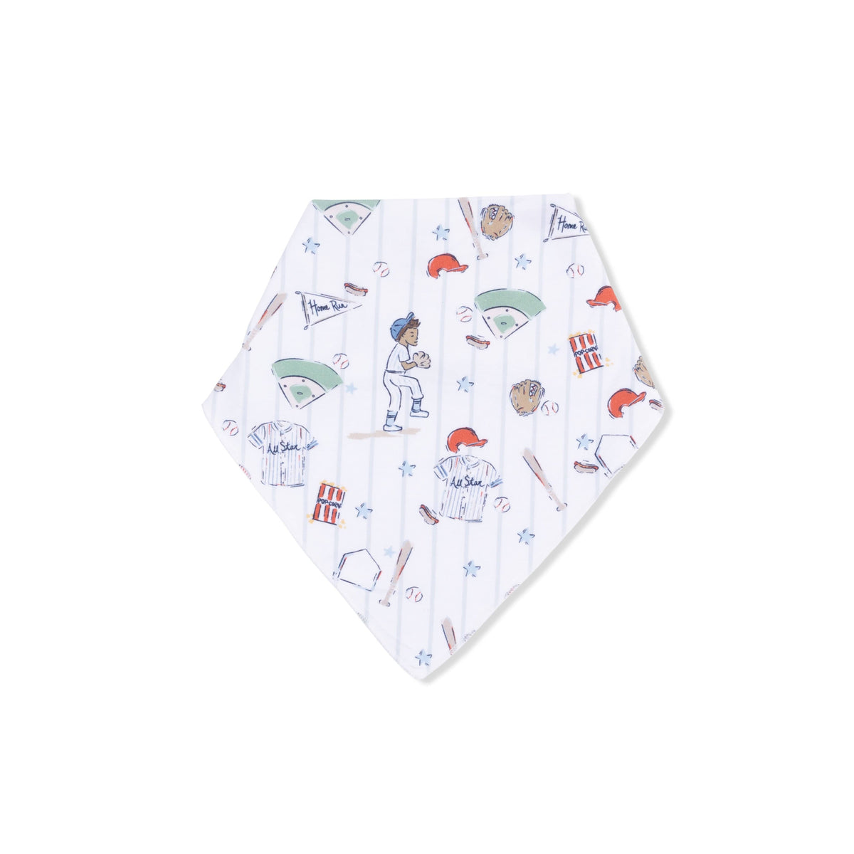 Angel Dear Home Run Baseball Bandana Bib - Little Miss Muffin Children & Home