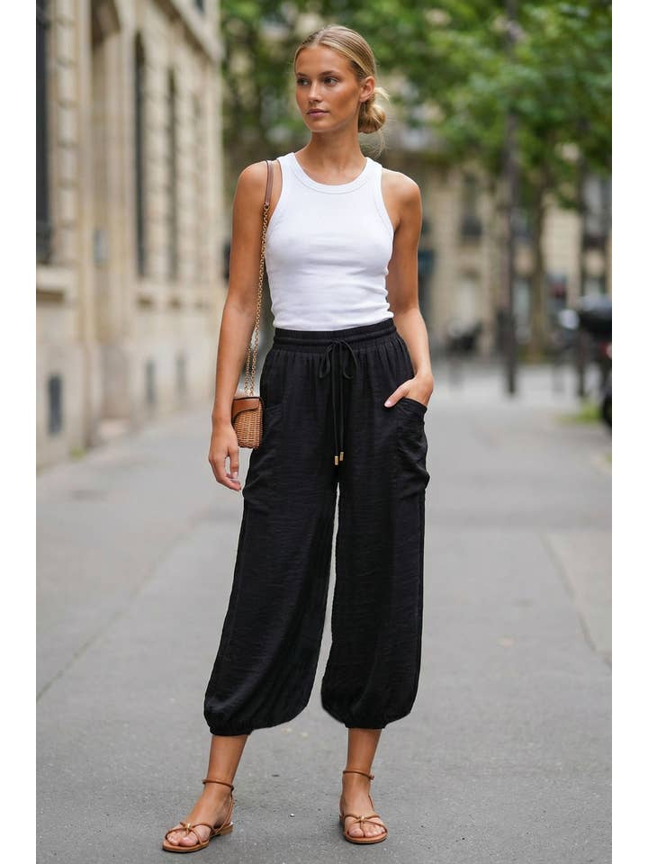 Vava by Joy Han Relaxed Chic Harem Pants, 3 Available Colors - Little Miss Muffin Children & Home