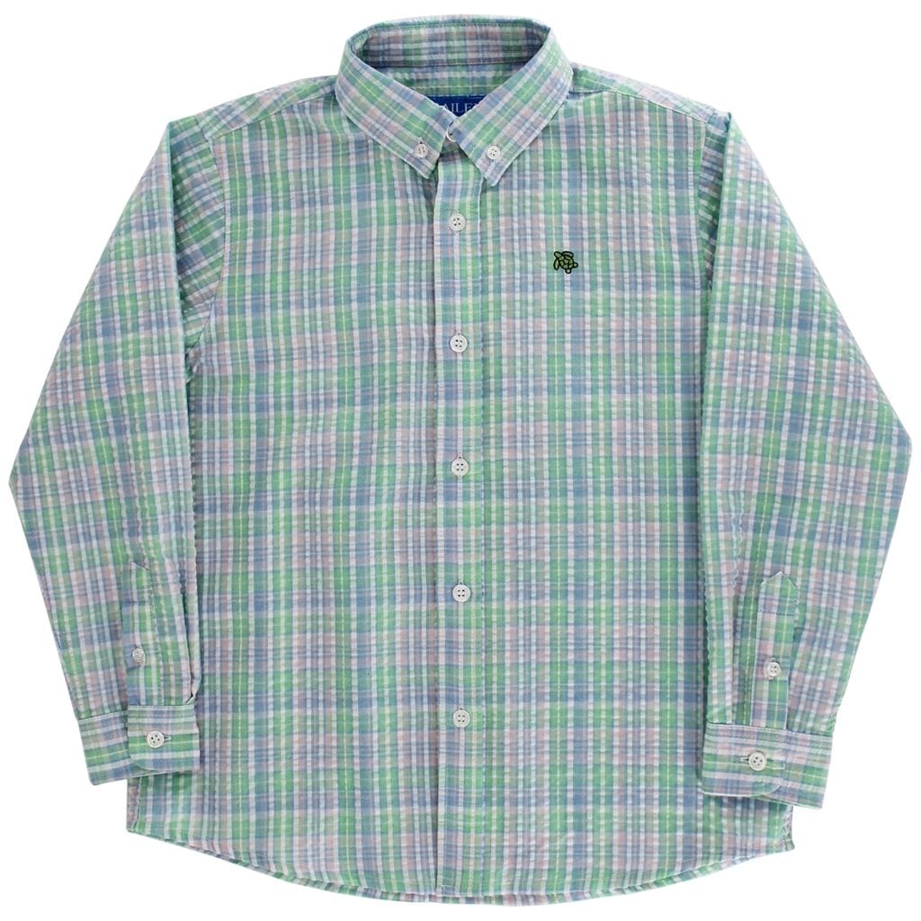 Roscoe Button Down in Canterbury Seersucker
