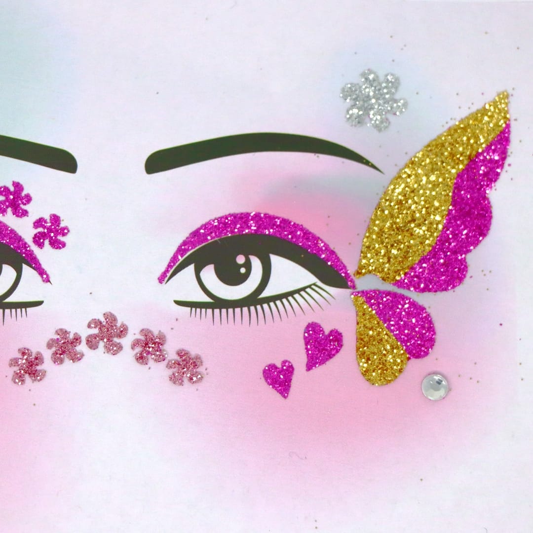 Pink Poppy Pink Poppy Fairy Butterfly Friends Face Stickers - Little Miss Muffin Children & Home