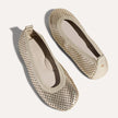 Yosi Samra Gold Metallic Perforated Samara - Little Miss Muffin Children & Home