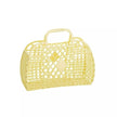 Sun Jellies Retro Basket Jelly Bag in Primrose Yellow - Little Miss Muffin Children & Home