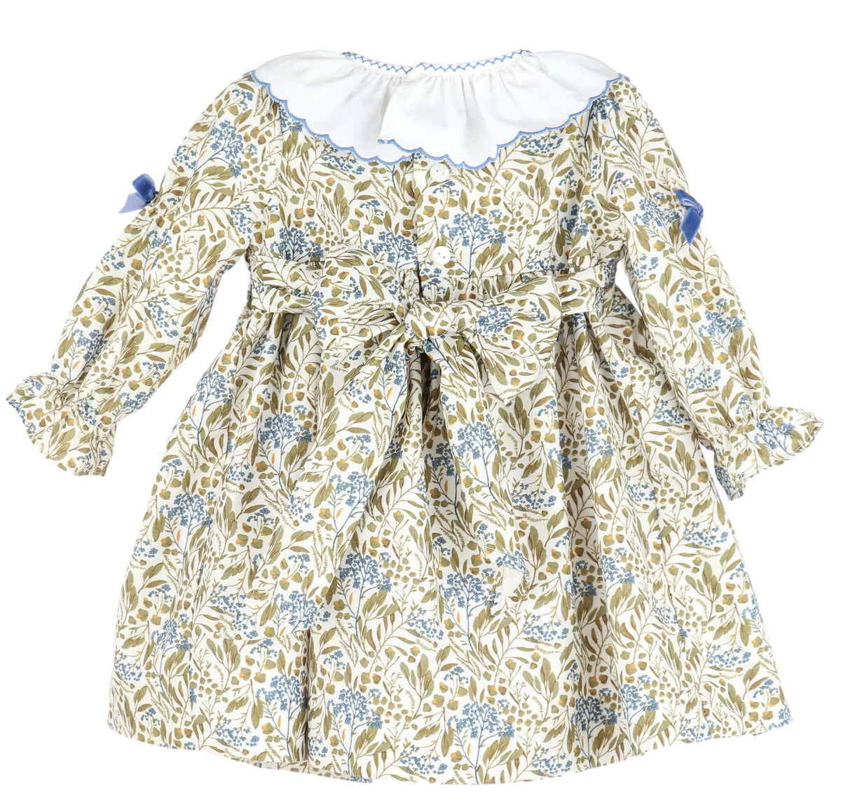 Casero & Associates Casero & Associates Autumn Chintz Pleat Dress, Print - Little Miss Muffin Children & Home