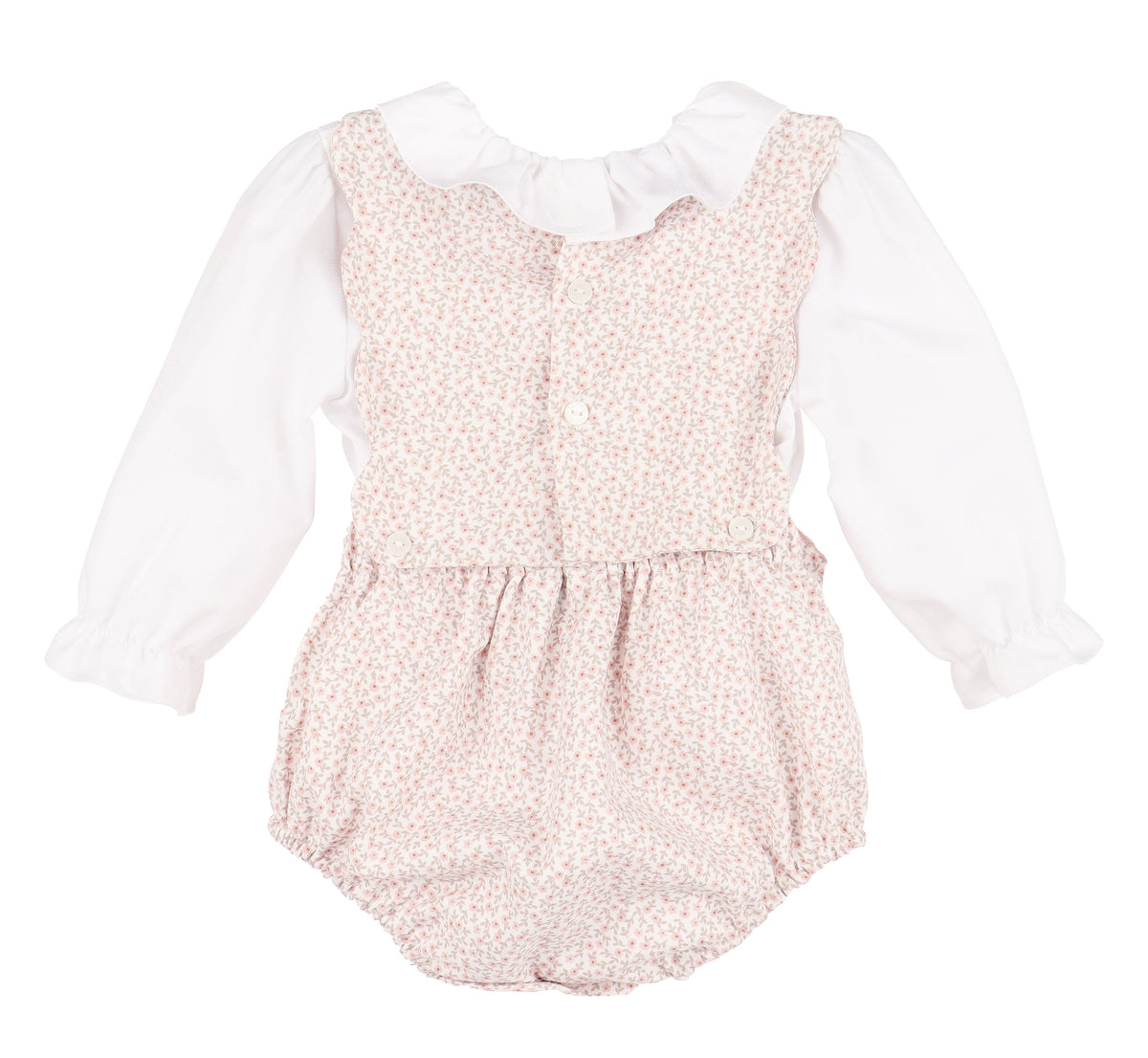 Casero & Associates BB Blooms OG Girl Overall, Pink - Little Miss Muffin Children & Home