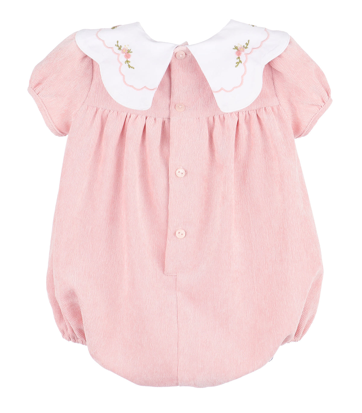 Casero & Associates Pumpkin Cord Scallop Bubble, Pink - Little Miss Muffin Children & Home