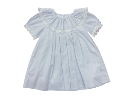 Lulu Bebe Alexis Ruffle Collar Lace Dress - Little Miss Muffin Children & Home