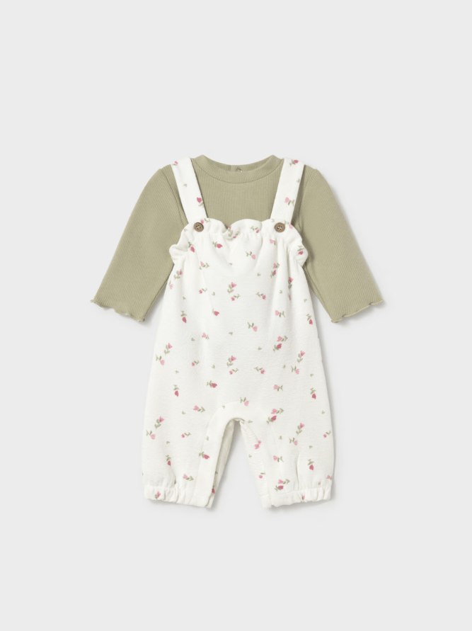 Mayoral Usa Inc Printed Overalls & Sweater Set - Little Miss Muffin Children & Home