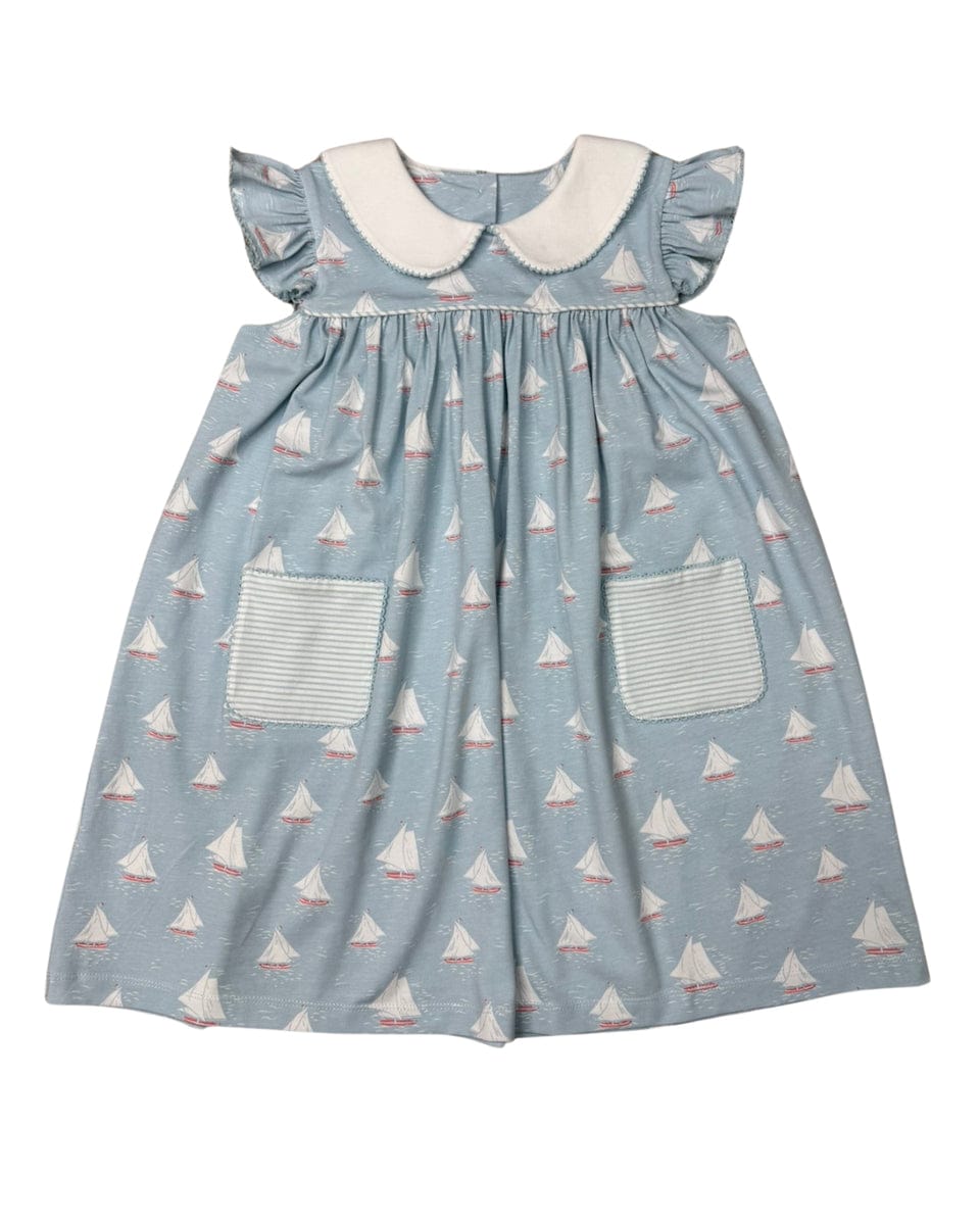 Whimsy Bay Kids Set Sail Dress - Little Miss Muffin Children & Home