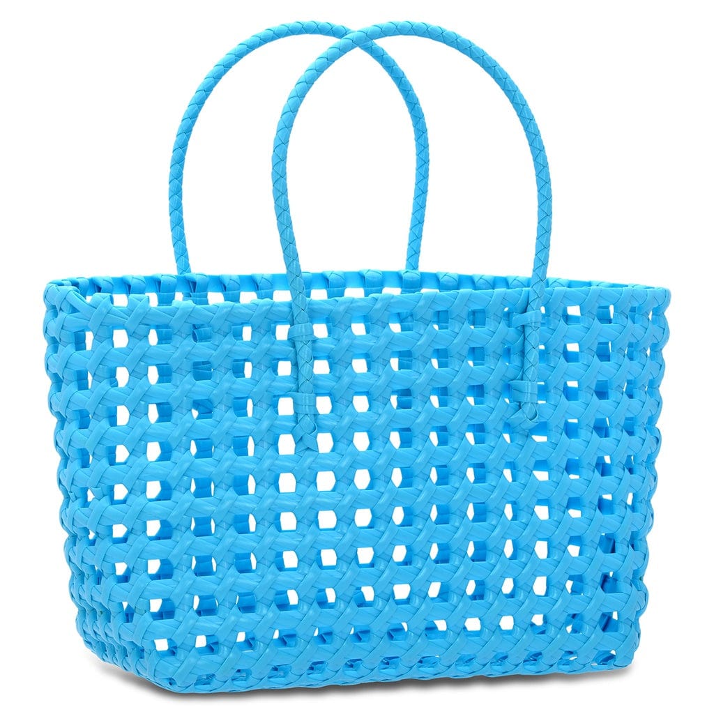 iScream iScream Small Blue Woven Tote - Little Miss Muffin Children & Home
