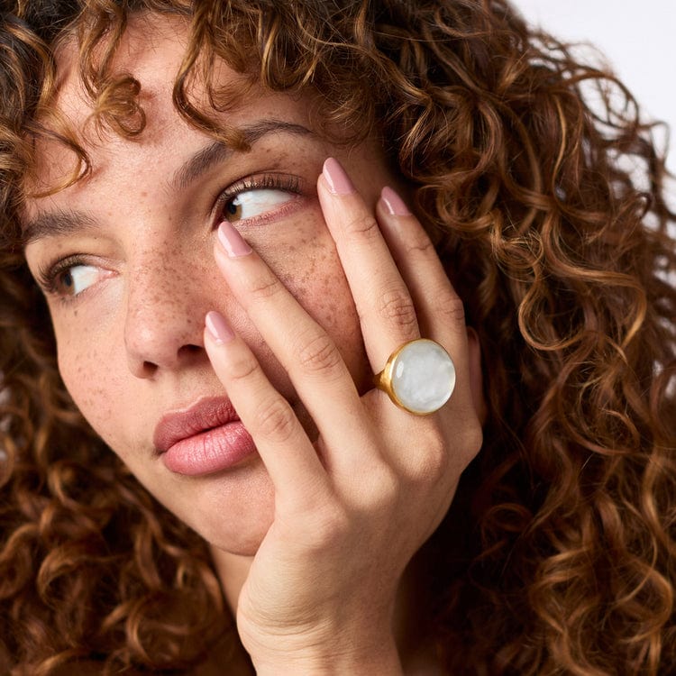 large gemstone ring