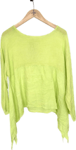 Oro Bonito Oro Bonito Long Sleeve Draped Linen Top - Little Miss Muffin Children & Home