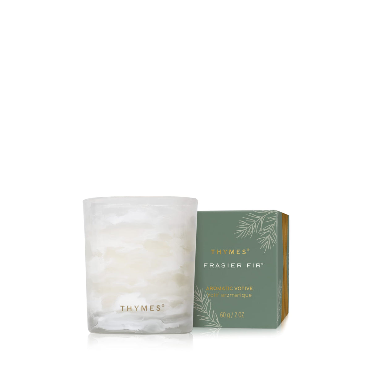Thymes Frasier Fir Tidings Boxed Votive Candle 2oz - Little Miss Muffin