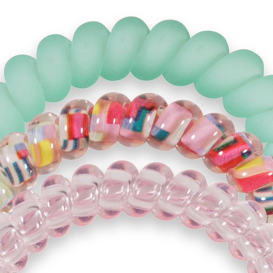 Teleties Small Spring Splash Hair Ties Spiral Hair Coils - Little Miss Muffin Children & Home