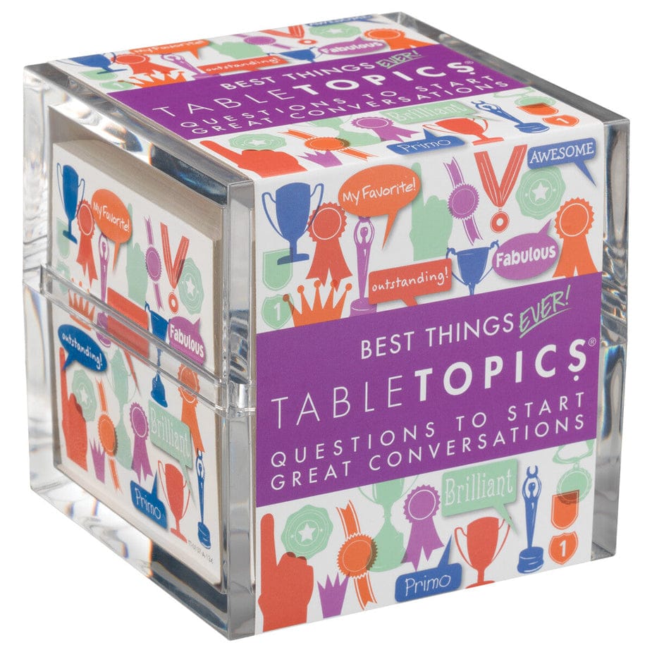 TableTopics Best Things Ever Conversation Starter Game - Little Miss Muffin Children & Home