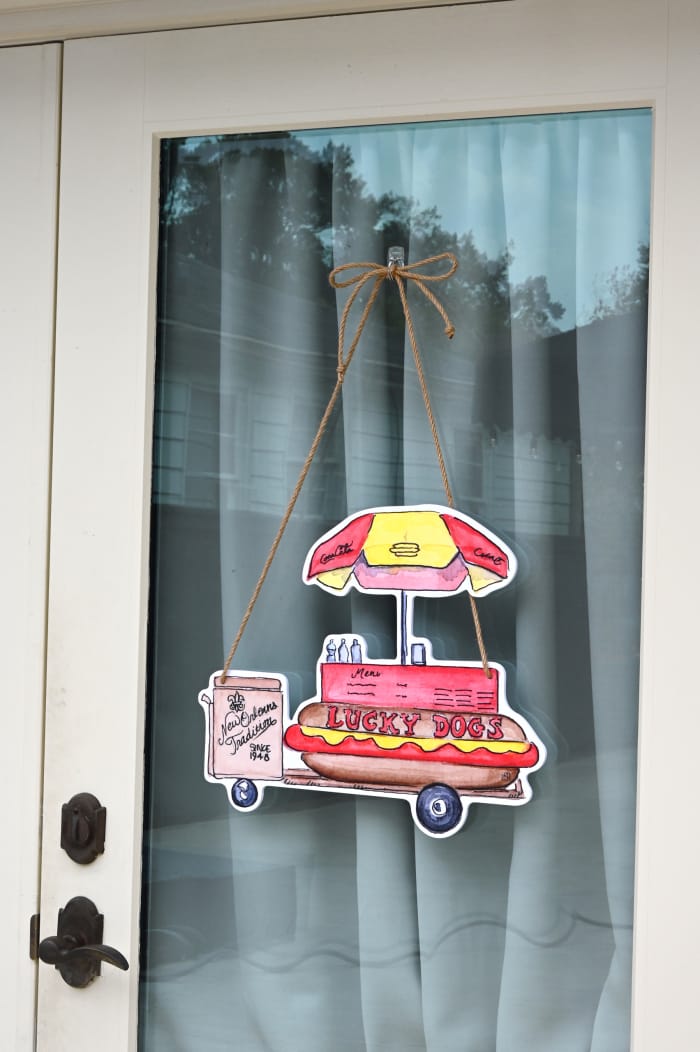 SoulTide Studios Lucky Dog Door Hanger - Little Miss Muffin Children & Home