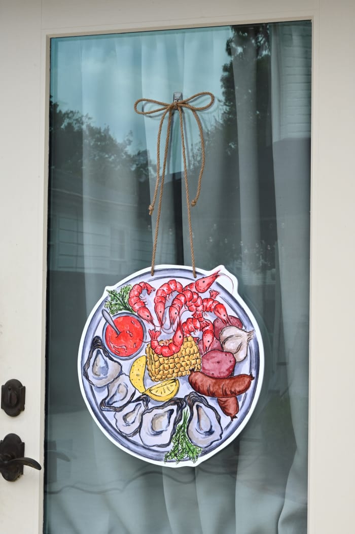 SoulTide Studios Seafood Platter Door Hanger - Little Miss Muffin Children & Home