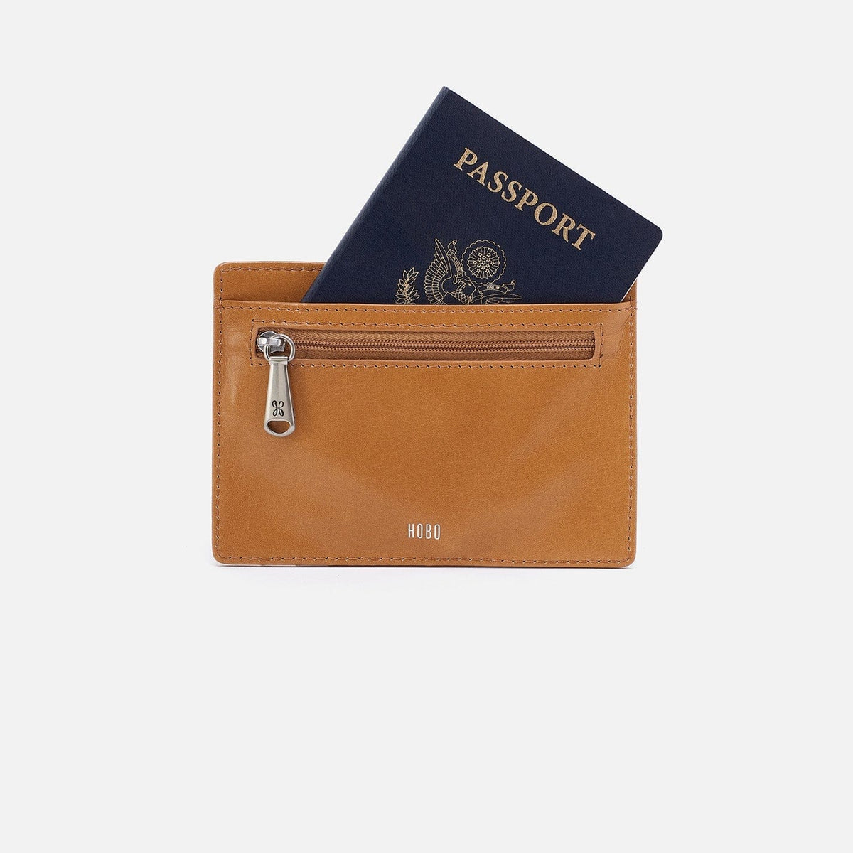 Hobo Hobo Euro Slide Card Case In Polished Leather in Natural - Little Miss Muffin Children & Home