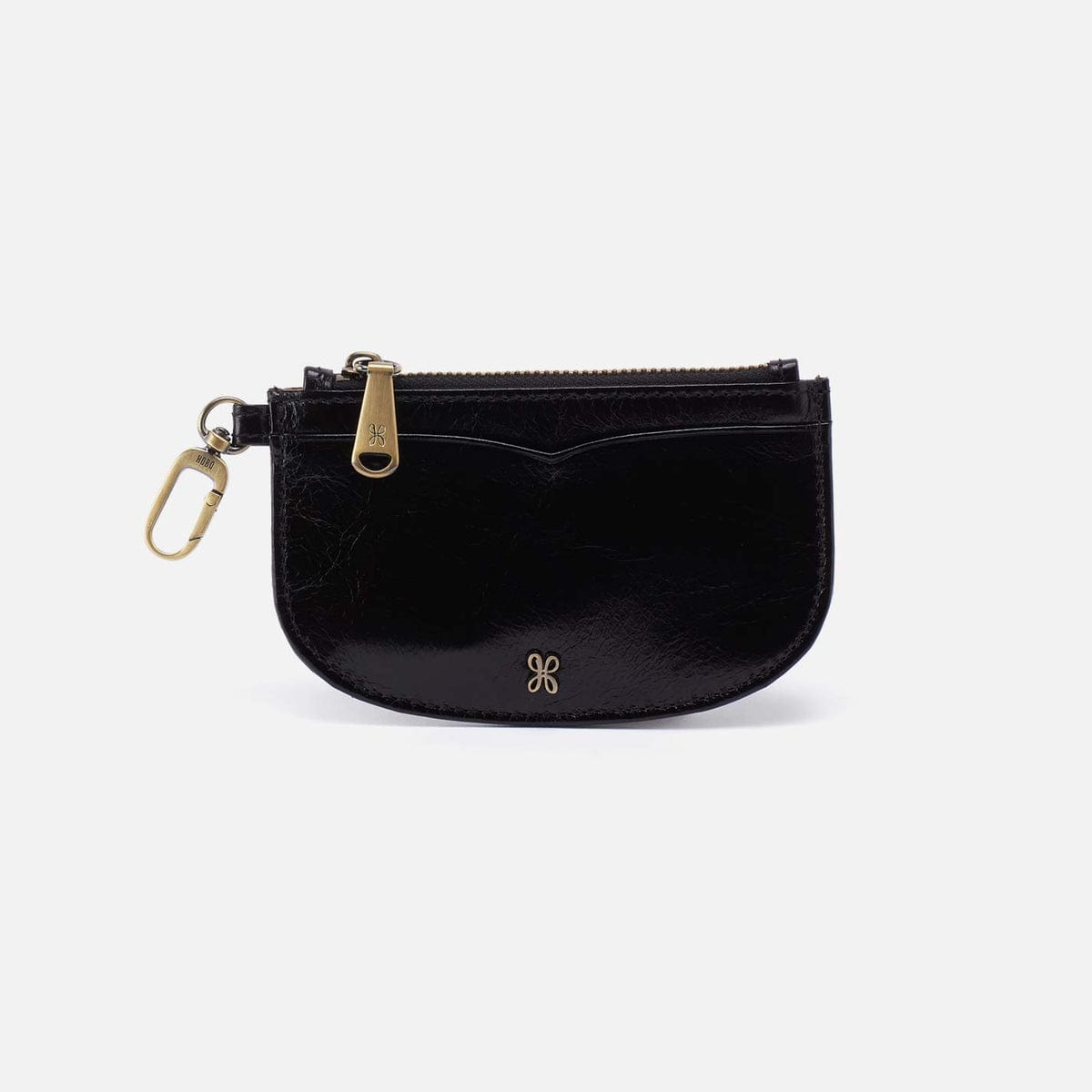 Hobo Luna Card Pouch in Polished Leather - Black - Little Miss Muffin Children & Home