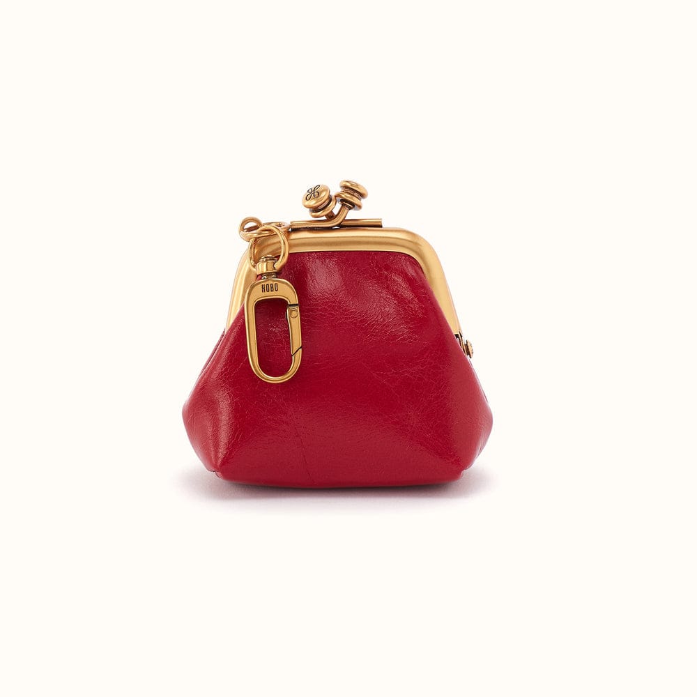 Hobo Run Frame Pouch Polished Leather - True Red - Little Miss Muffin Children & Home