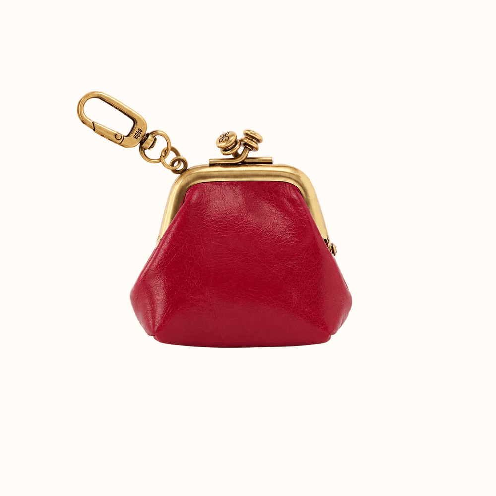 Hobo Run Frame Pouch Polished Leather - True Red - Little Miss Muffin Children & Home
