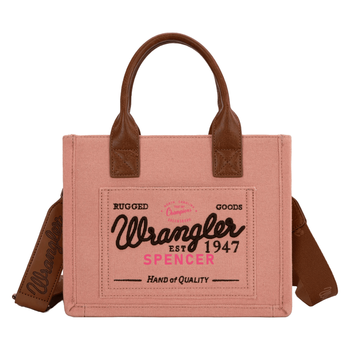 Montana West Ladies Pink Canvas Crossbody Bag - Little Miss Muffin Children & Home